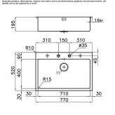 Single undermount stainless steel sink Khebda