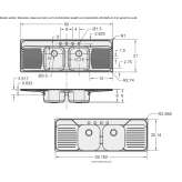 2-bowl cast iron sink Samur