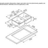 2-bowl stainless steel sink Mongua