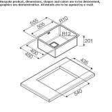 Single stainless steel sink Mongua