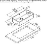 Single stainless steel sink Mongua