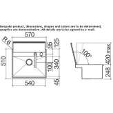 Single undermount stainless steel sink Tavo