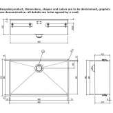 Square stainless steel bowl Yolboyu