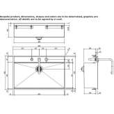 Stainless steel sink with tap Yolboyu