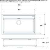 Single built-in cubicle sink Todwick