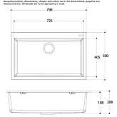 Single built-in cubicle sink Brzostek