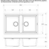 2-bowl built-in citrate sink Mirebeau