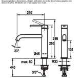 Stainless steel kitchen faucet with swivel spout Septeuil