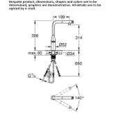 1-hole countertop kitchen faucet Neville