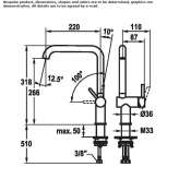 Stainless steel kitchen faucet with swivel spout Septeuil