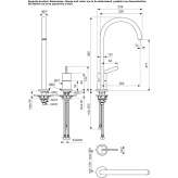 Single-lever kitchen faucet with swivel spout Zerlach