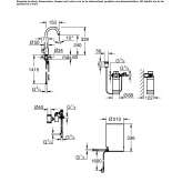 Metal kitchen tap/drinking water dispenser Lamonzie