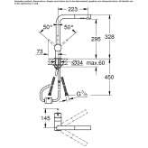 1-hole kitchen faucet with swivel spout Huazulco