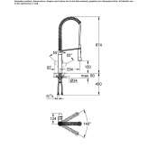 1-hole kitchen faucet with swivel spout Matayaya