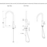 Countertop kitchen faucet with one handle Eichfeld