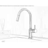 Kitchen faucet with swivel spout and pull-out spout Wiltz