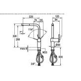 Kitchen faucet with pull-out spout Kornowac