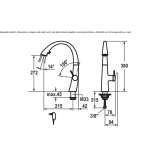 LED kitchen faucet Coalaque