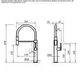 Single-lever kitchen faucet with swivel spout Penicuik