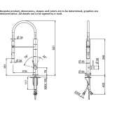 Countertop kitchen faucet with a swivel spout Kadnikov