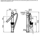 Stainless steel kitchen faucet with pull-out spout Alleins