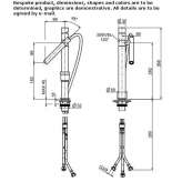 Countertop kitchen faucet with pull-out spout Kadnikov