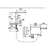 Elektroniczny kran kuchenny LED Mazatlan