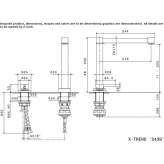 2-hole countertop kitchen faucet Sadovo