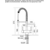 Countertop kitchen faucet with spray Kvasiny