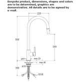 Countertop kitchen faucet with pull-out spout Patu