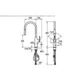 Kitchen faucet with pull-out spout Elexalde