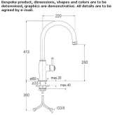 1-hole countertop kitchen faucet Chicacao