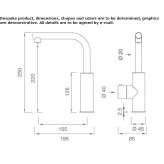 Deck mounted shut-off valve for instant boiling of water Anaya