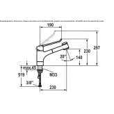 Kitchen faucet with pull-out spout Obbicht