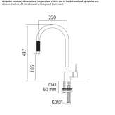 Countertop kitchen faucet with pull-out spout Zenzeli