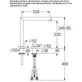 Kitchen faucet with a single handle under the window Irolo