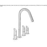 Stainless steel kitchen faucet with pull-out spout Plumelec