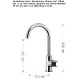 Single-lever kitchen faucet with swivel spout Dealu