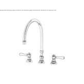 3-hole countertop kitchen faucet Oulins