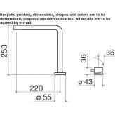 316 stainless steel double hole kitchen faucet Tavo