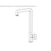 1-hole countertop kitchen faucet Rognes