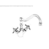 1-hole countertop kitchen faucet Shilla