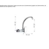 Kitchen faucet with swivel spout Rincon