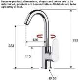 Kitchen faucet with swivel spout Pisco