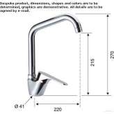 Kitchen faucet with swivel spout Pisco