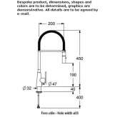 Single-lever kitchen faucet with pull-out spout Combes