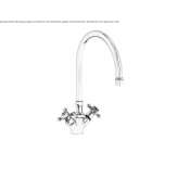 1-hole countertop kitchen faucet Shilla