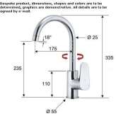 Kitchen faucet with swivel spout Pisco