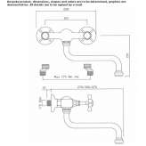 Two-hole kitchen faucet with a swivel spout Grantley