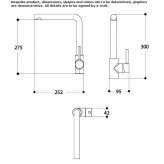 Single-lever kitchen faucet Bereznik